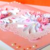 Sweet Pink and White Flowers Greeting Card image