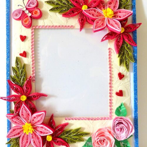 Sparkling Pink Themed Valentine Greeting Card image