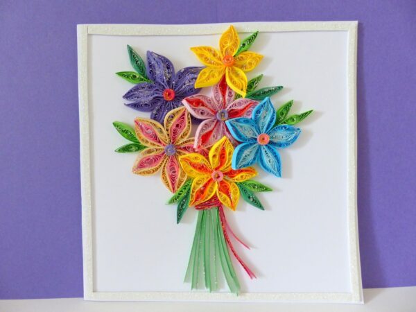 Flower Bouquet Greeting Card image Flower Bouquet Greeting Card image