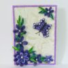 Purple Themed Corner With Butterfly Greeting Card image Purple Themed Corner With Butterfly Greeting Card image