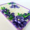 Purple Themed Corner With Butterfly Greeting Card image Purple Themed Corner With Butterfly Greeting Card image