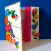 Multicolor Flowers Mini Scrapbook Greeting Card image Multicolor Flowers Mini Scrapbook Greeting Card image