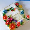 Multicolor Flowers Mini Scrapbook Greeting Card image Multicolor Flowers Mini Scrapbook Greeting Card image