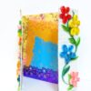 Multicolor Flowers Mini Scrapbook Greeting Card image