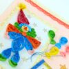 Birthday Joker With Balloons Greeting Card image