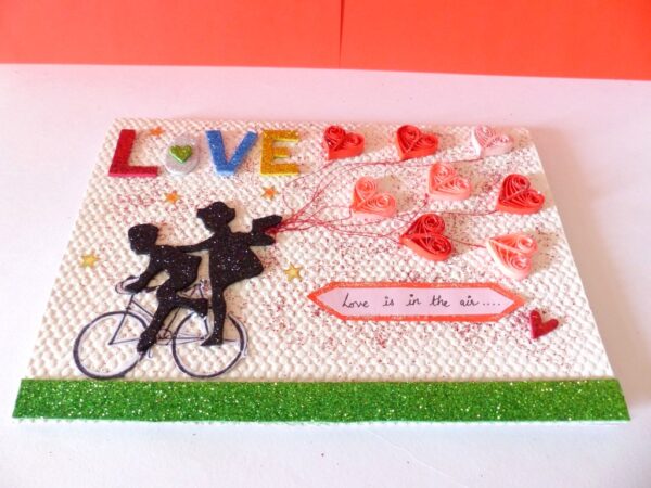 Love is in the air Greeting Card image