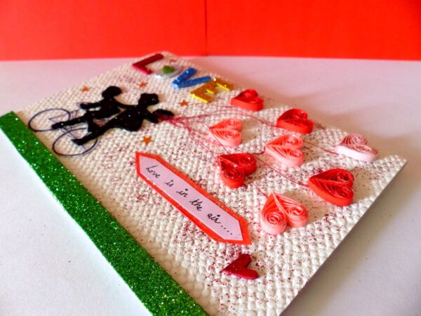 Love is in the air Greeting Card image