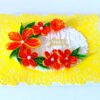 Quilled Yellow Themed Birthday Greeting Card image
