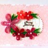 Quilled Pink Themed Birthday Greeting Card image