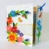 Multicolor Flowers Mini Scrapbook Greeting Card image