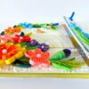 Multicolor Flowers Mini Scrapbook Greeting Card image
