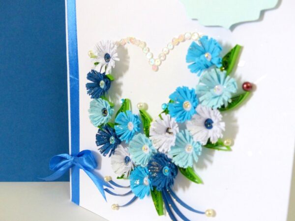 All Blues Heart Greeting Card image All Blues Heart Greeting Card image