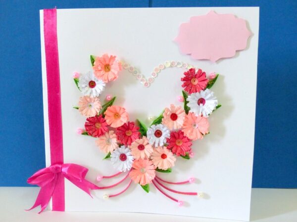 All Pink Heart Greeting Card image All Pink Heart Greeting Card image