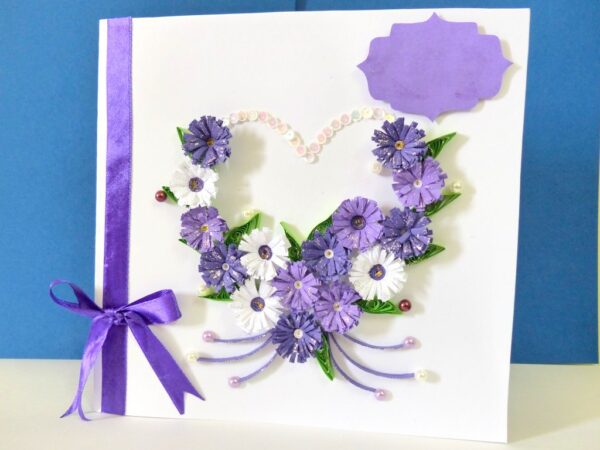 All Purples Heart Greeting Card image All Purples Heart Greeting Card image