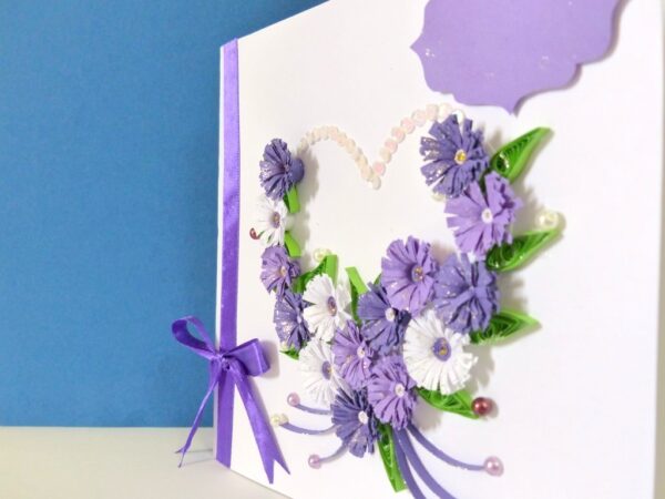 All Purples Heart Greeting Card image All Purples Heart Greeting Card image
