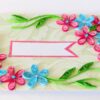 Pink & Blue Flower Greeting Card- Shaded Flowers "Limited Edition" image