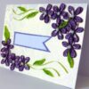 Purple Love Greeting Card- Shaded Flowers "Limited Edition" image