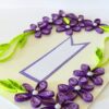 Purple Love Greeting Card- Shaded Flowers "Limited Edition" image