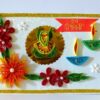 Shubh Deepavali Quilled Greeting Card image Shubh Deepavali Quilled Greeting Card image