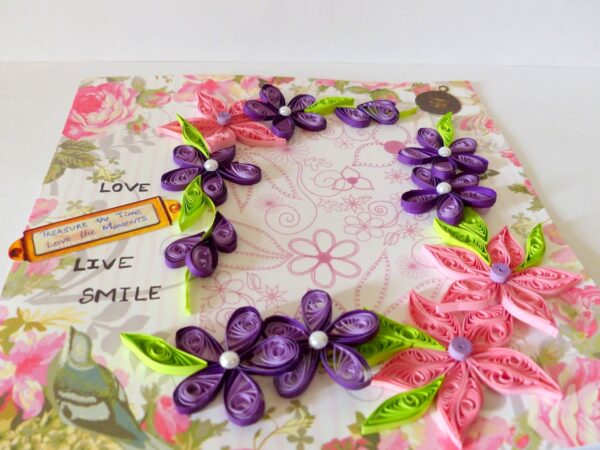 Purple Themed Greeting Card image Purple Themed Greeting Card image