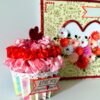Valentine Combo Gift - Cute Cupcake and Greeting Card image
