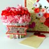 Valentine Combo Gift - Cute Cupcake and Greeting Card image