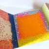 Multicolor Flowers Mini Scrapbook Greeting Card image