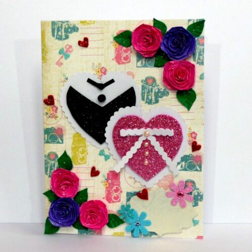 Fancy Couple Greeting Card image