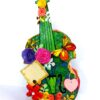 Beautiful Colorful Sparkling Paper Guitar image Beautiful Colorful Sparkling Paper Guitar image