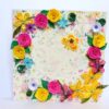 Vibrant Color Quilled Flowers And Rose Greeting Card image