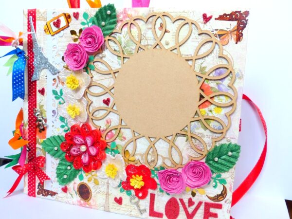 Handmade Quilled Love Scrapbook image Handmade Quilled Love Scrapbook image