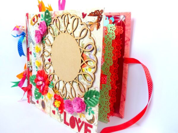 Handmade Quilled Love Scrapbook image Handmade Quilled Love Scrapbook image