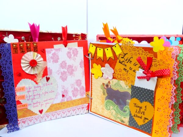 Handmade Quilled Love Scrapbook image Handmade Quilled Love Scrapbook image