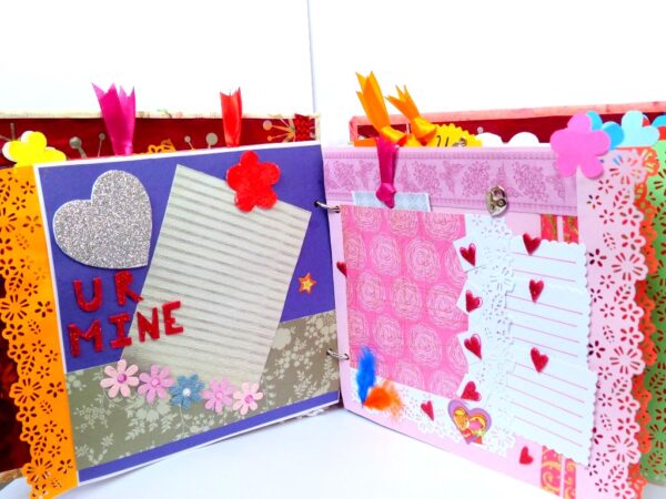 Handmade Quilled Love Scrapbook image Handmade Quilled Love Scrapbook image