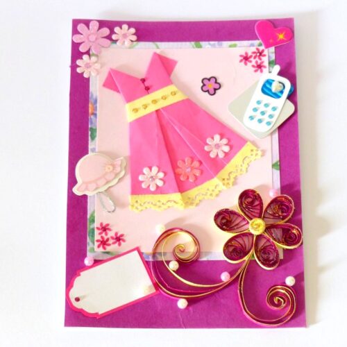 Handmade Special Girl Greeting Card image