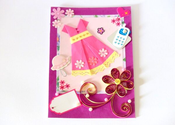 Handmade Special Girl Greeting Card image Handmade Special Girl Greeting Card image