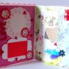 Multicolor Flowers Mini Scrapbook Greeting Card image