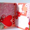 Multicolor Flowers Mini Scrapbook Greeting Card image