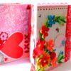 Multicolor Flowers Mini Scrapbook Greeting Card image