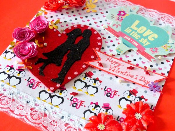 Heavenly Love Valentine Greeting Card image