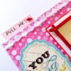 Valentine Shaker Handmade Greeting Card image Valentine Shaker Handmade Greeting Card image