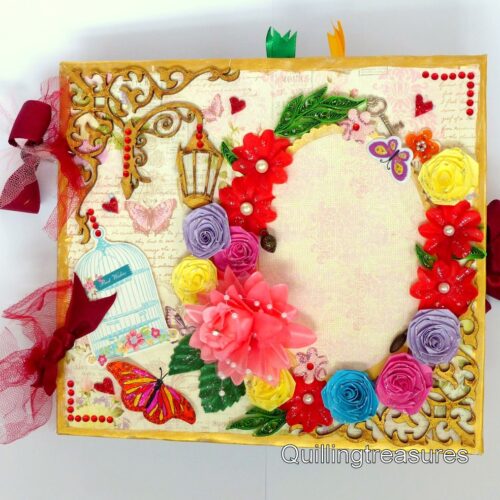 Exclusive Love And Birthday Quilled Scrapbook image