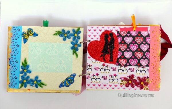 Exclusive Love And Birthday Quilled Scrapbook