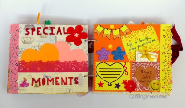 Exclusive Love And Birthday Quilled Scrapbook