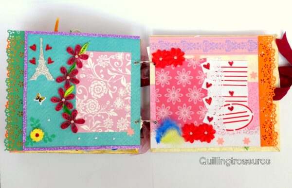Exclusive Love And Birthday Quilled Scrapbook