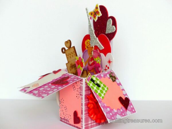 Love and Birthday Pop Up Box Card image Love and Birthday Pop Up Box Card image