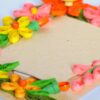 Quilled Corners With Variety Flowers Greeting Card image