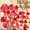 Hugs and Kisses Quilled Tree Greeting Card image