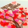 Hugs and Kisses Quilled Tree Greeting Card image