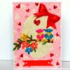 Quilled Love Birds Greeting Card image Quilled Love Birds Greeting Card image